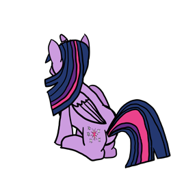 Size: 3840x3840 | Tagged: safe, artist:byteslice, imported from derpibooru, twilight sparkle, alicorn, pony, female, folded wings, looking away, mare, simple background, sitting, solo, transparent background, twilight sparkle (alicorn), wings