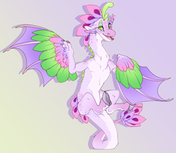 Size: 1723x1500 | Tagged: safe, artist:seffiron, imported from derpibooru, oc, oc only, oc:secret harmony, hybrid, offspring, parent:queen novo, parent:spike, solo