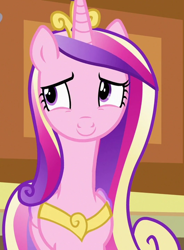 Size: 826x1125 | Tagged: safe, imported from derpibooru, screencap, princess cadance, alicorn, pony, a flurry of emotions, season 7, cadabetes, caddybetes, cropped, cute, cutedance, female, long neck, mare, solo