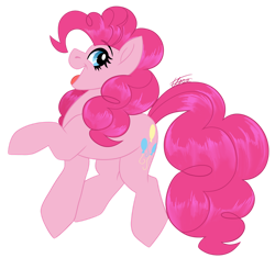 Size: 1280x1252 | Tagged: safe, artist:inspiredpixels, imported from derpibooru, pinkie pie, earth pony, pony, simple background, solo, transparent background