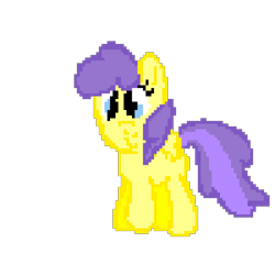 Size: 1024x1024 | Tagged: safe, artist:mario64, imported from derpibooru, alula, pluto, princess erroria, pegasus, pony, 4chan, awwlula, cute, erroriabetes, female, filly, pixel art, simple background, smiling, solo, transparent background