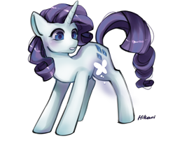 Size: 3070x2480 | Tagged: safe, artist:hikarinohibana, imported from derpibooru, rarity, butterfly, pony, unicorn, cute, female, high res, mare, raribetes, simple background, solo, transparent background