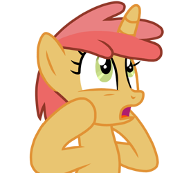 Size: 768x768 | Tagged: source needed, safe, artist:kevydraws, imported from derpibooru, firelock, pony, unicorn, cute, female, filly, firedorable, scared, screaming, simple background, solo, the horror, transparent background, vector, yelling