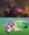 Size: 1080x1273 | Tagged: safe, edit, edited screencap, imported from derpibooru, screencap, applejack, fluttershy, pinkie pie, rainbow dash, rarity, spike, twilight sparkle, alicorn, dragon, earth pony, human, pegasus, unicorn, season 9, the ending of the end, avengers, avengers: infinity war, comparison, female, hug, i hope they remember you, infinity gauntlet, infinity stones, irl, irl human, mane seven, mane six, mare, marvel cinematic universe, photo, thanos, the end, twilight sparkle (alicorn), winged spike, winghug, wings, worried