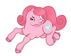 Size: 1469x1149 | Tagged: safe, artist:muhammad yunus, artist:tanahgrogot, imported from derpibooru, earth pony, pony, aelita schaeffer, bedroom eyes, code lyoko, cutie mark, female, g2, looking at you, mare, simple background, solo, transparent background, unamused