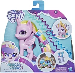 Size: 1500x1447 | Tagged: safe, imported from derpibooru, princess cadance, alicorn, pony, my little pony: pony life, brushable, g4, g4 to g4.5, g4.5, looking at you, merchandise, my little pony logo, open mouth, pony life, solo, toy