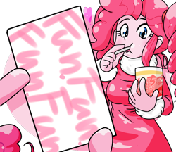 Size: 740x640 | Tagged: safe, artist:batipin, imported from derpibooru, pinkie pie, equestria girls, eating, female, food, ice cream, self ponidox