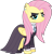 Size: 1829x1905 | Tagged: safe, artist:sketchmcreations, imported from derpibooru, fluttershy, pegasus, pony, fake it 'til you make it, alternate hairstyle, clothes, ear piercing, eyeshadow, female, fluttergoth, frown, goth, jewelry, makeup, mare, necklace, piercing, ruffled shirt, shoes, simple background, skirt, solo, transparent background, vector