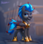 Size: 1940x2000 | Tagged: safe, artist:jedayskayvoker, imported from derpibooru, oc, oc only, oc:okami wolf, pegasus, pony, armor, male, pegasus oc, royal guard, stallion, sword, teeth, weapon, wings