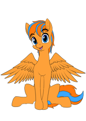 Size: 4677x6614 | Tagged: safe, artist:calena, derpibooru exclusive, imported from derpibooru, oc, oc only, oc:cold front, pony, derpibooru community collaboration, 2021 community collab, cute, feathered wings, femboy, looking at you, male, simple background, solo, spread wings, transparent background, wings