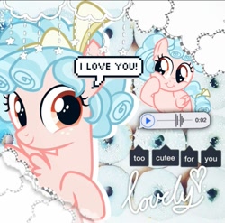 Size: 719x709 | Tagged: safe, imported from derpibooru, cozy glow, pegasus, pony, 1000 years in photoshop, blatant lies, solo