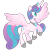 Size: 1676x1676 | Tagged: safe, artist:chelseawest, imported from derpibooru, princess flurry heart, alicorn, pony, adult, female, flying, older, older flurry heart, petalverse, simple background, solo, solo female, transparent background