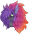 Size: 703x817 | Tagged: safe, artist:velnyx, imported from derpibooru, oc, oc only, oc:gossamer, hybrid, pony, bust, dragonling, portrait, simple background, solo, transparent background