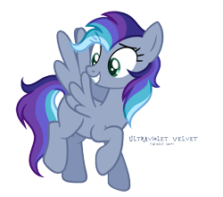 Size: 1800x1584 | Tagged: safe, artist:gallantserver, imported from derpibooru, oc, oc only, oc:ultraviolet velvet, pegasus, pony, female, magical lesbian spawn, mare, offspring, parent:rainbow dash, parent:twilight sparkle, parents:twidash, simple background, solo, transparent background