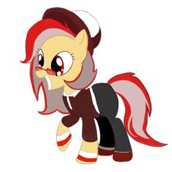 Size: 1200x1200 | Tagged: safe, artist:ebyd小豪, imported from derpibooru, oc, oc only, earth pony, pony, derpibooru community collaboration, 2021 community collab, ebyd小豪, female, hat, mare, simple background, transparent background