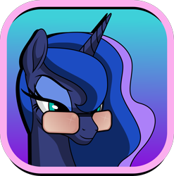 Size: 5599x5678 | Tagged: safe, artist:kopcap94, imported from derpibooru, princess luna, pony, absurd resolution, grand theft auto, gta vice city, solo, sunglasses