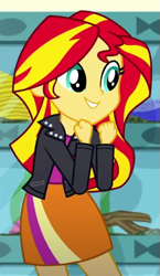 Size: 365x630 | Tagged: safe, imported from derpibooru, screencap, sunset shimmer, eqg summertime shorts, equestria girls, pet project, cropped, solo