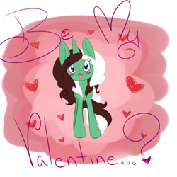 Size: 540x540 | Tagged: safe, artist:kaggy009, imported from derpibooru, oc, oc only, oc:peppermint pattie (unicorn), pony, unicorn, ask peppermint pattie, female, mare, solo