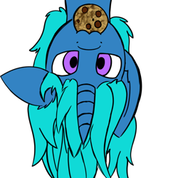 Size: 700x700 | Tagged: safe, artist:lightnys, imported from derpibooru, oc, oc only, alicorn, pony, alicorn oc, cookie, food, horn, male, purple eyes, simple background, solo, transparent background, upside down, wings