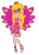 Size: 504x696 | Tagged: safe, artist:cookiechans2, artist:user15432, imported from derpibooru, fairy, human, equestria girls, 1000 hours in ms paint, arcanix, bare shoulders, barefoot, barely eqg related, base used, clothes, crossover, crown, ear piercing, earring, equestria girls style, equestria girls-ified, fairy wings, fairyized, feet, fingerless gloves, gloves, jewelry, nintendo, piercing, pink dress, pink wings, princess peach, rainbow s.r.l, regalia, simple background, solo, strapless, super mario bros., transparent background, wings, winx, winx club, winxified