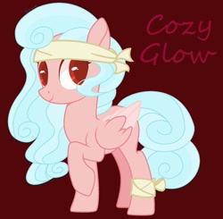 Size: 1920x1879 | Tagged: safe, artist:dazziedash2168, imported from derpibooru, cozy glow, pony, alternate hairstyle, older, older cozy glow, solo