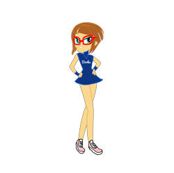 Size: 1909x1902 | Tagged: safe, artist:mario101, imported from derpibooru, human, equestria girls, cheer reader, cheer readers, equestria girls-ified, glasses, ryhthm heaven, simple background, solo, transparent background