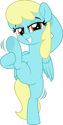 Size: 2522x5000 | Tagged: safe, alternate version, artist:jhayarr23, imported from derpibooru, sassaflash, pegasus, pony, background pony, bipedal, commission, female, holding, holding leg, mare, simple background, solo, standing, standing on one leg, transparent background, underhoof, ych result