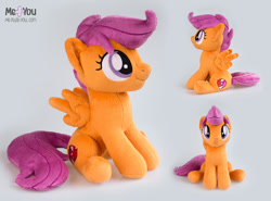 Size: 1600x1185 | Tagged: safe, artist:meplushyou, imported from derpibooru, scootaloo, pony, irl, photo, plushie, solo