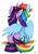 Size: 2480x3507 | Tagged: safe, artist:twidasher, imported from derpibooru, rainbow dash, twilight sparkle, pegasus, pony, unicorn, duo, feather, female, heart, hug, intertwined tails, lesbian, shipping, simple background, tail, twidash, unicorn twilight, white background, winghug