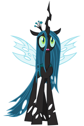 Size: 6441x9600 | Tagged: safe, artist:laszlvfx, imported from derpibooru, queen chrysalis, changeling, changeling queen, absurd resolution, crown, female, jewelry, regalia, simple background, solo, transparent background, vector