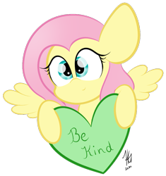 Size: 809x861 | Tagged: safe, artist:sugarcloud12, imported from derpibooru, fluttershy, pegasus, pony, bust, female, front view, full face view, heart, heart pillow, looking at you, mare, pillow, simple background, smiling, solo, spread wings, transparent background, wings