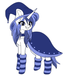 Size: 6010x6869 | Tagged: safe, artist:kireiinaa, imported from derpibooru, oc, oc only, oc:blue witch, pony, unicorn, absurd resolution, female, hat, mare, simple background, solo, transparent background, witch hat