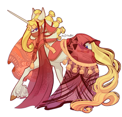 Size: 2531x2428 | Tagged: safe, alternate version, artist:sitaart, imported from derpibooru, oc, oc only, oc:blue haze, persian, pony, saddle arabian, unicorn, ponyfinder, bard, blonde, blonde hair, blonde mane, blue eyes, clothes, cloud, complex background, dress, dungeons and dragons, fantasy class, female, horn, mare, pathfinder, pen and paper rpg, pokémon, rpg, signature, simple background, transparent background