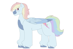 Size: 1280x854 | Tagged: safe, artist:itstechtock, imported from derpibooru, oc, oc only, pegasus, pony, colored wings, male, multicolored wings, simple background, solo, stallion, transparent background, wings