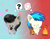 Size: 2550x2000 | Tagged: artist needed, source needed, safe, imported from derpibooru, octavia melody, vinyl scratch, earth pony, unicorn, blushing, bow (instrument), cello, chibi, cute, female, heart, mare, musical instrument, question mark, role reversal