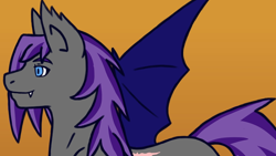 Size: 1376x774 | Tagged: safe, artist:the-chimaera-draws, imported from derpibooru, oc, oc only, oc:serasotta-bloodbayne, bat pony, pony, ask, bat pony oc, bat wings, tumblr, tumblr comic, wings