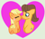 Size: 386x333 | Tagged: safe, artist:jadeharmony, artist:jadethepegasus, imported from derpibooru, applejack, caramel, blushing, carajack, female, male, shipping, straight