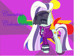 Size: 897x681 | Tagged: safe, artist:caveburrito, imported from derpibooru, coloratura, earth pony, pony, clothes, countess coloratura, female, mare, solo, veil