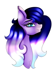 Size: 1200x1600 | Tagged: safe, artist:minelvi, imported from derpibooru, oc, oc only, earth pony, pony, bust, earth pony oc, eyelashes, simple background, smiling, solo, transparent background