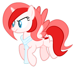 Size: 1520x1347 | Tagged: safe, artist:muhammad yunus, artist:tanahgrogot, imported from derpibooru, oc, oc only, oc:antefilms (international), alicorn, pony, derpibooru community collaboration, 2021 community collab, base used, clothes, female, mare, red hair, simple background, solo, transparent background, unamused