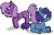 Size: 767x497 | Tagged: safe, artist:muhammad yunus, artist:tanahgrogot, imported from derpibooru, oc, oc only, oc:blueberries, oc:purple twisty, earth pony, pony, derpibooru community collaboration, 2019, 2021 community collab, colt, cutie mark, duo, female, filly, g2, male, mare, open mouth, simple background, stars, transparent background