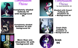 Size: 2160x1350 | Tagged: safe, artist:rxndxm.artist, imported from derpibooru, flitter, fluttershy, king sombra, rainbow dash, oc, oc:shooting star, oc:wooden toaster, anthro, pegasus, pony, unicorn, wolf, fanfic:rainbow factory, advertisement, anthro with ponies, armor, black sclera, black tears, blood, bust, cellphone, choker, commission info, eyelashes, fanfic art, female, flying, good king sombra, grin, helmet, horn, jewelry, looking back, lying down, male, mare, necklace, outdoors, phone, prone, raised hoof, shadow, smartphone, smiling, sombra eyes, stallion, tree, unicorn oc