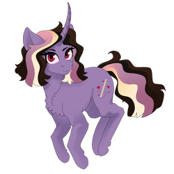 Size: 1024x1024 | Tagged: safe, artist:tillie-tmb, imported from derpibooru, oc, oc only, oc:tillie, pony, unicorn, chest fluff, female, mare, p-ony, simple background, solo, transparent background