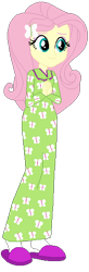 Size: 180x549 | Tagged: safe, alternate version, artist:cartoonmasterv3, imported from derpibooru, fluttershy, human, equestria girls, rainbow rocks, alternate design, alternate universe, clothes, humanized, long dress, long skirt, nightgown, pajamas, simple background, skirt, solo, transparent background