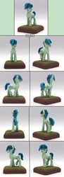 Size: 2176x5948 | Tagged: safe, artist:ubrosis, imported from derpibooru, sandbar, earth pony, pony, craft, male, photo, sculpture, solo, stallion