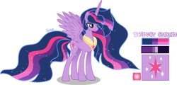 Size: 1280x612 | Tagged: safe, artist:star-gaze-pony, imported from derpibooru, twilight sparkle, alicorn, pony, the last problem, older, older twilight, princess twilight 2.0, redesign, simple background, solo, transparent background, twilight sparkle (alicorn)