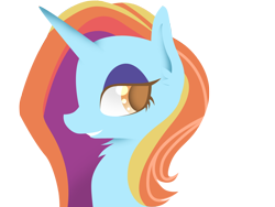 Size: 1024x768 | Tagged: safe, artist:boaselena, artist:riariirii2, imported from derpibooru, sassy saddles, pony, unicorn, collaboration, female, grin, mare, simple background, smiling, solo, transparent background