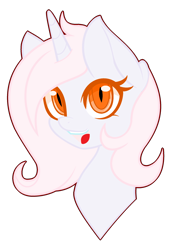Size: 1864x2424 | Tagged: safe, artist:riariirii2, imported from derpibooru, oc, oc only, pony, unicorn, bust, eyelashes, horn, open mouth, simple background, smiling, solo, transparent background, unicorn oc