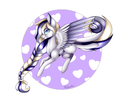 Size: 2100x1700 | Tagged: safe, artist:minelvi, imported from derpibooru, oc, oc only, pegasus, pony, braided, eyelashes, pegasus oc, simple background, solo, transparent background, wings