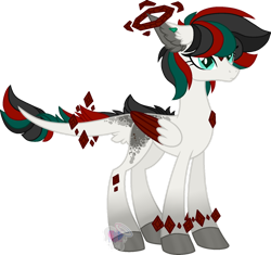 Size: 1280x1201 | Tagged: safe, artist:blues-edits, artist:pure-blue-heart, imported from derpibooru, oc, oc only, oc:salt shaker, dracony, dragon, hybrid, original species, pony, closed species, crysvalonia, female, gem, gemstone pony, gemstones, ruby, simple background, solo, transparent background